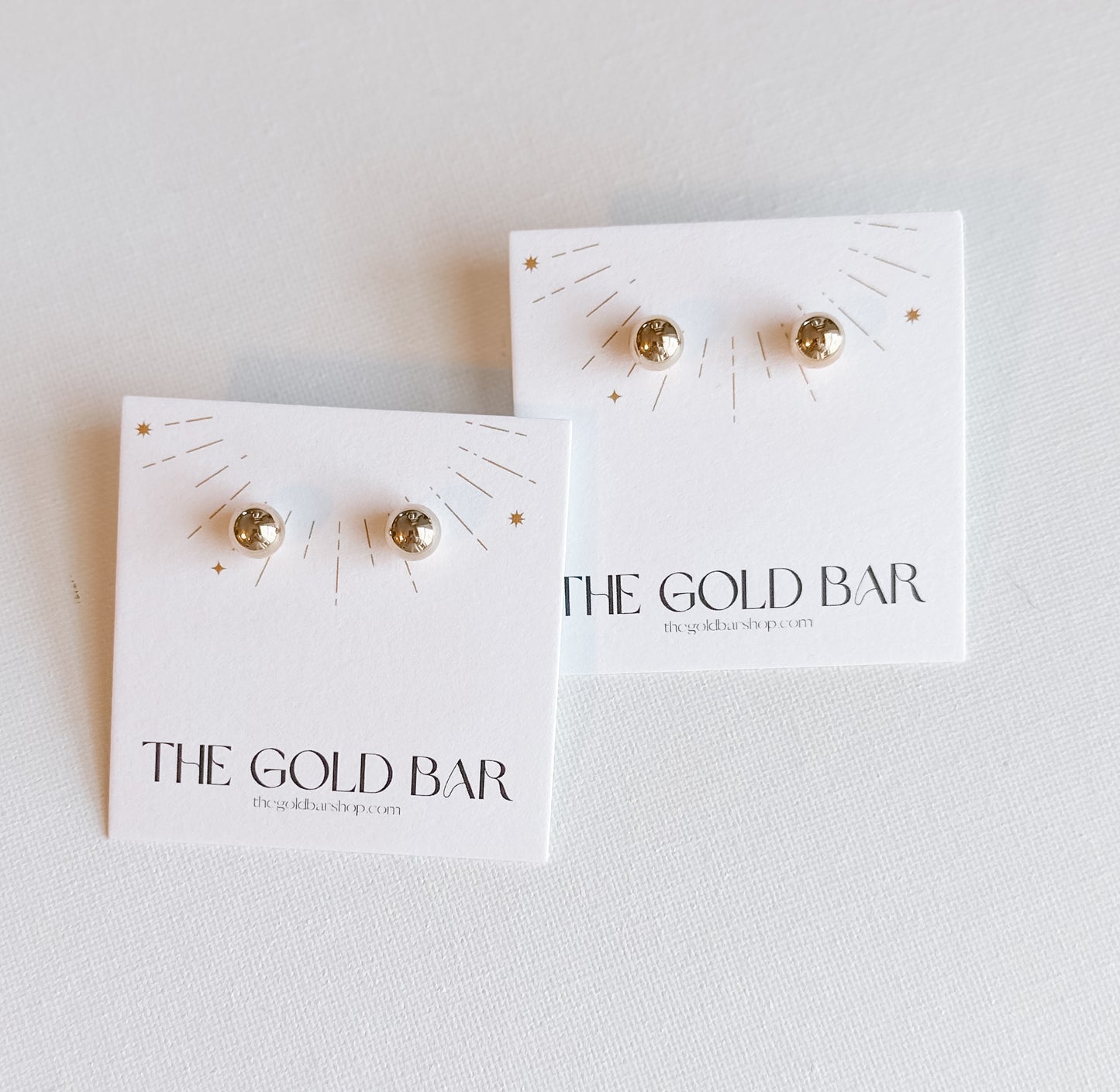 Gold Ball Stud