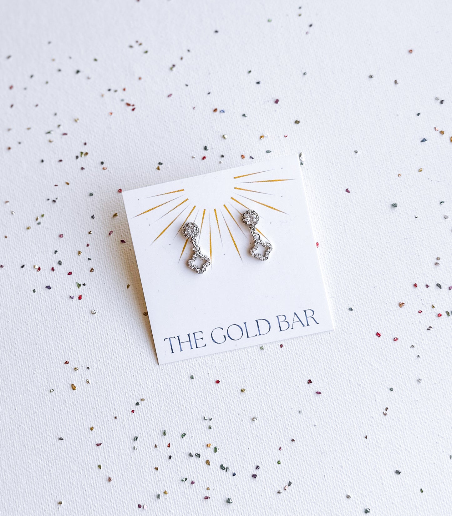 Silver Quatrefoil Stud