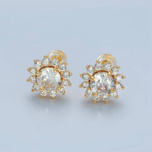 Celestial Sun Stud Earrings
