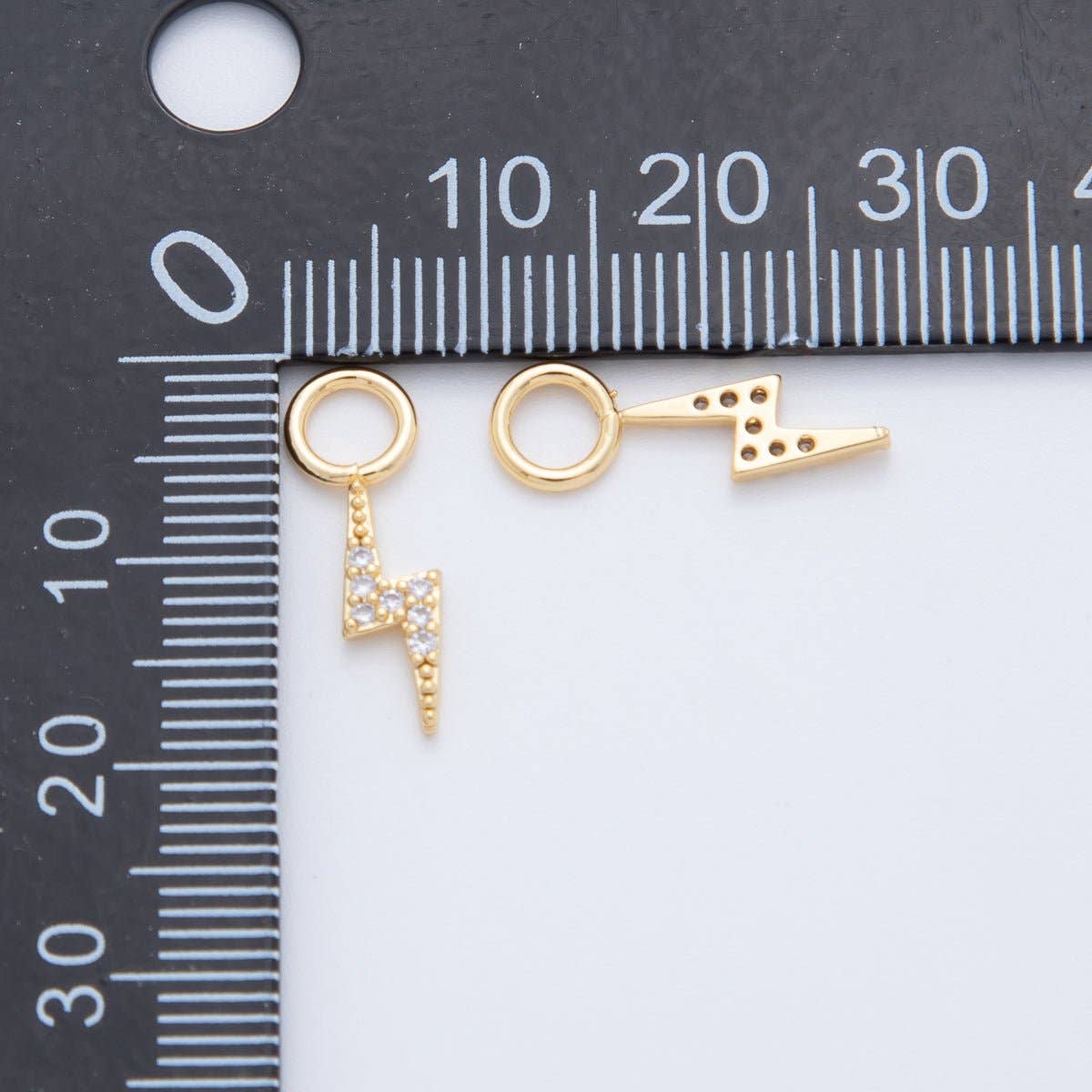 18K Gold Filled Lightening Bolt