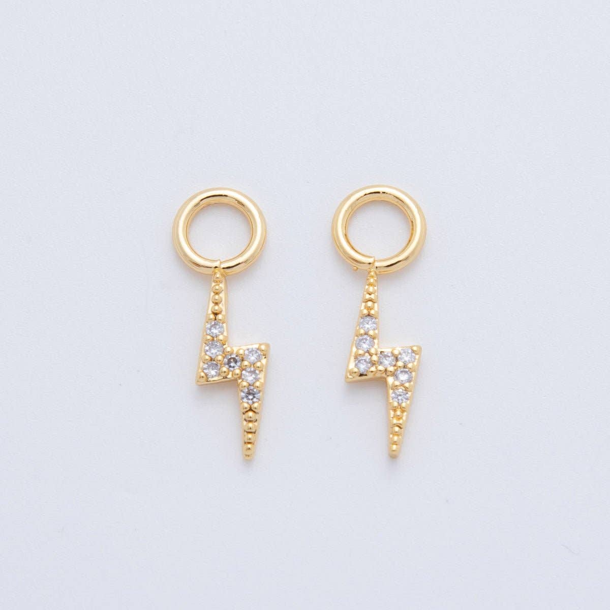 18K Gold Filled Lightening Bolt