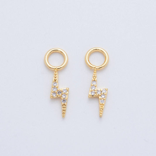 18K Gold Filled Lightening Bolt