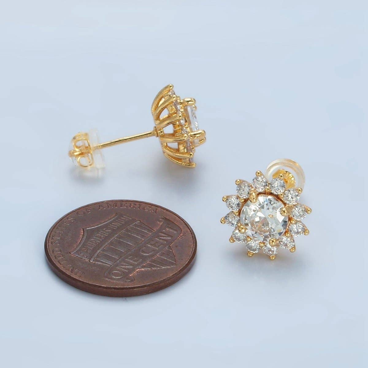 Celestial Sun Stud Earrings