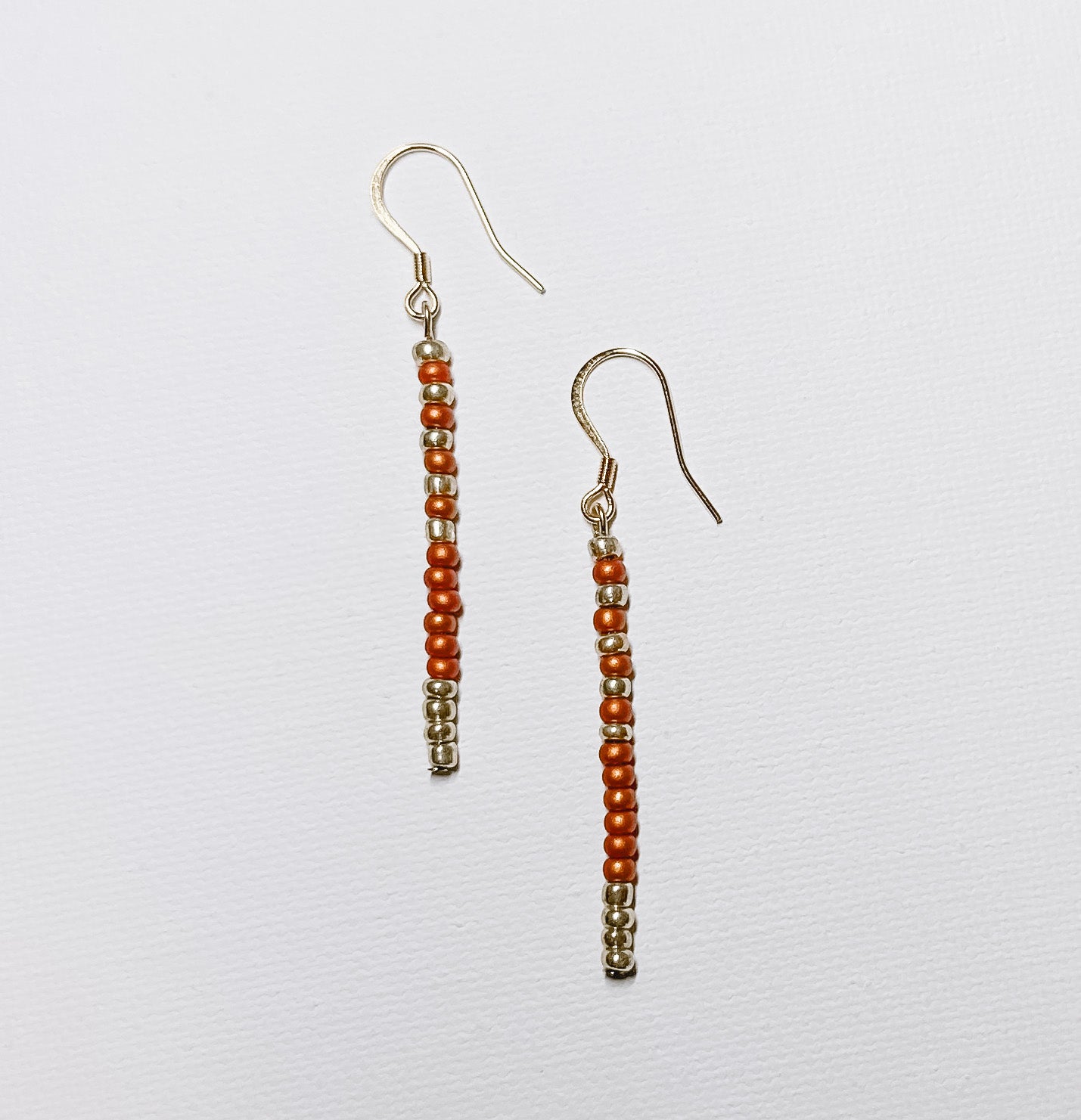 Beaded Bar Earrings