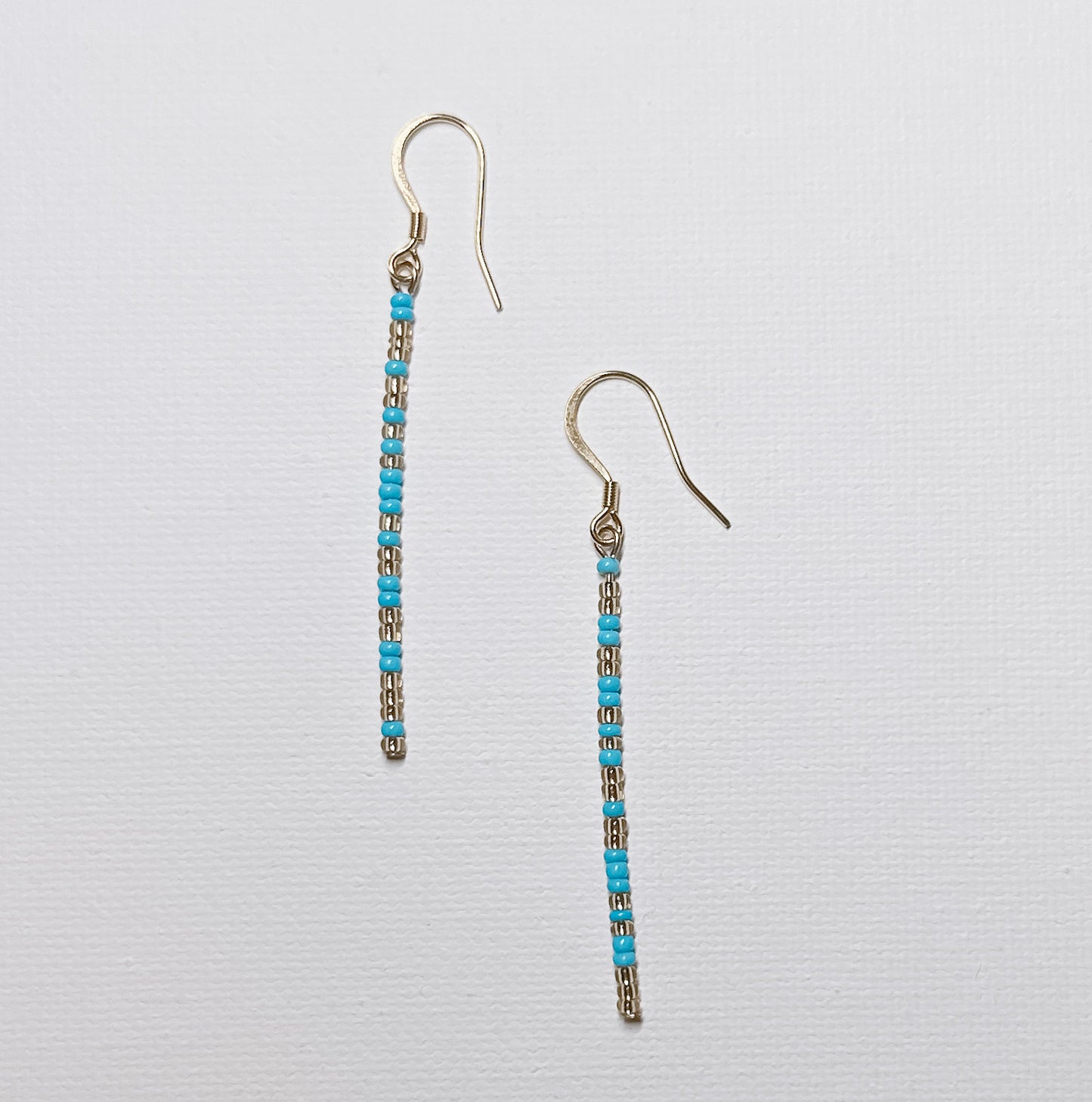 Beaded Bar Earrings