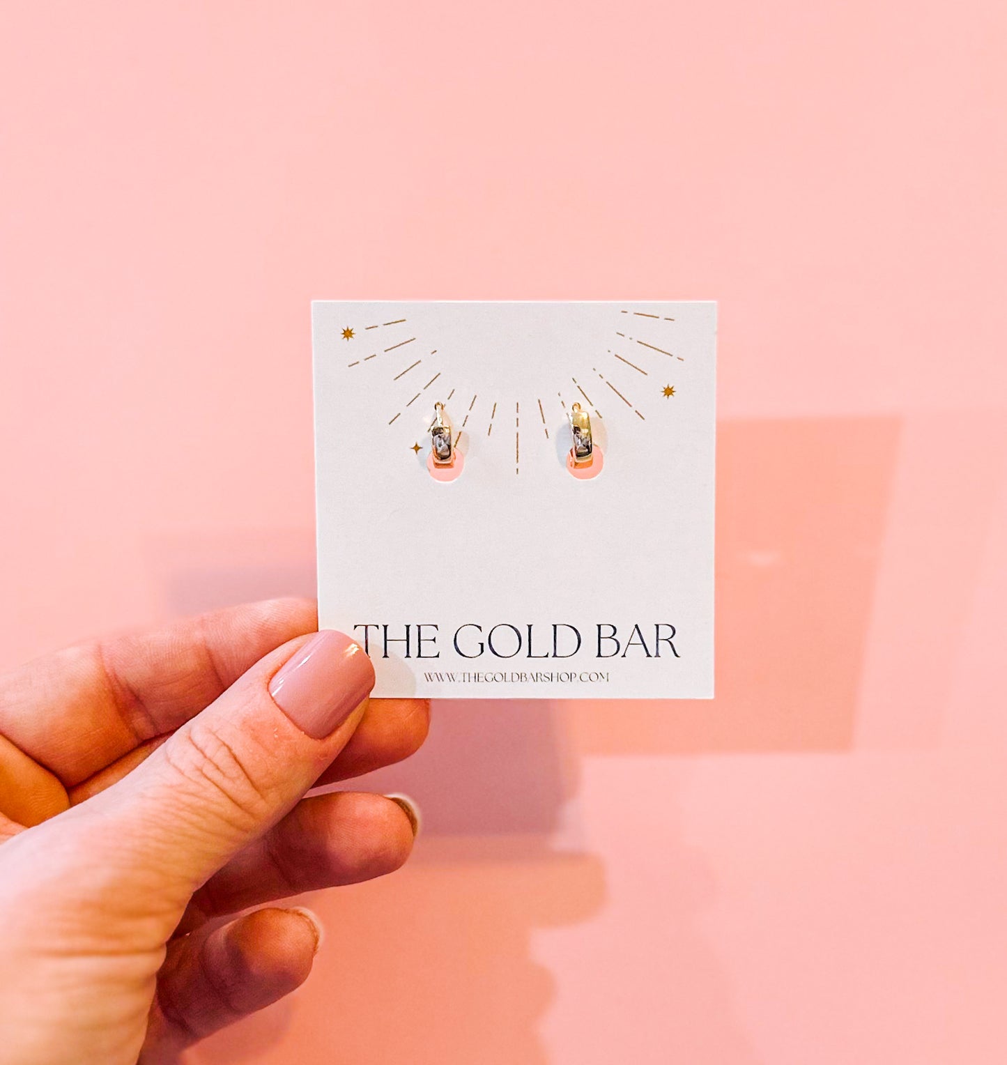 Thick Gold Huggies