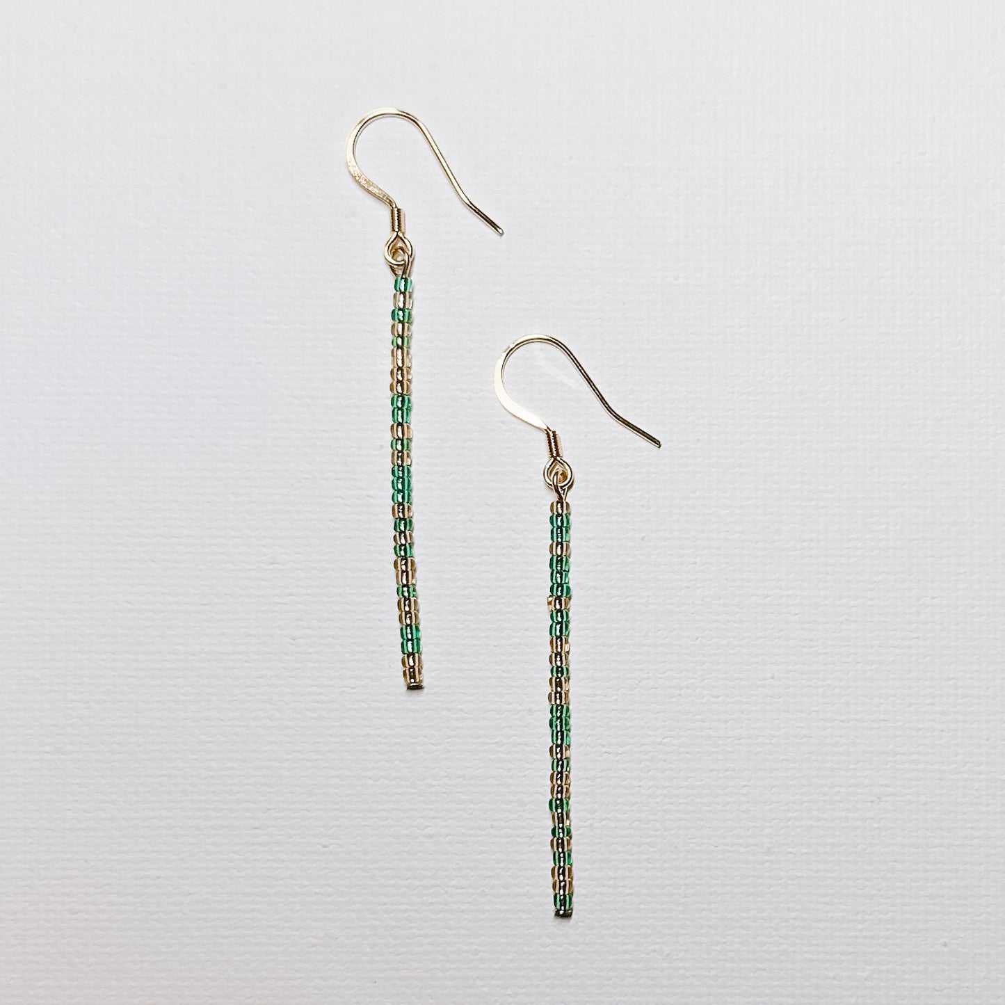 Beaded Bar Earrings