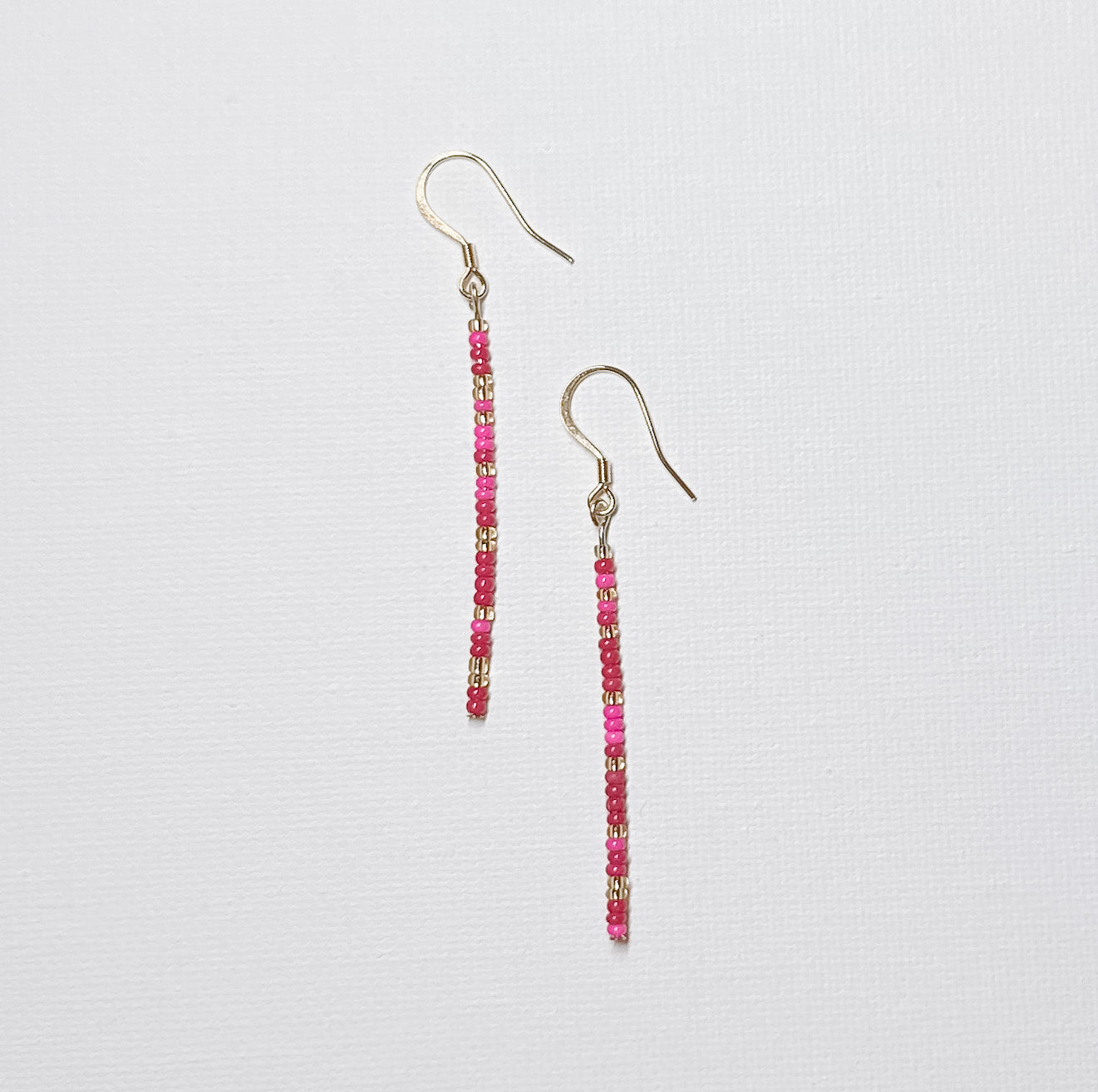 Beaded Bar Earrings