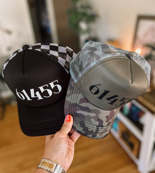 Zip Code Trucker Hat