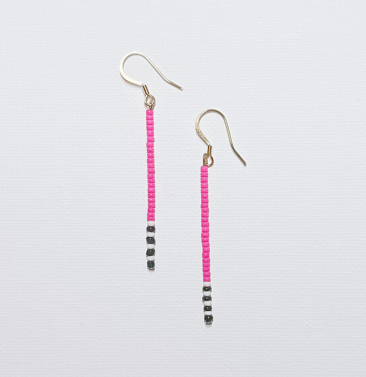 Beaded Bar Earrings