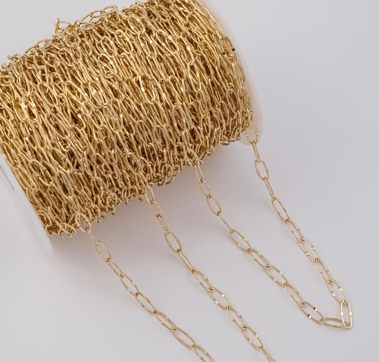 Large Paperclip Anklet