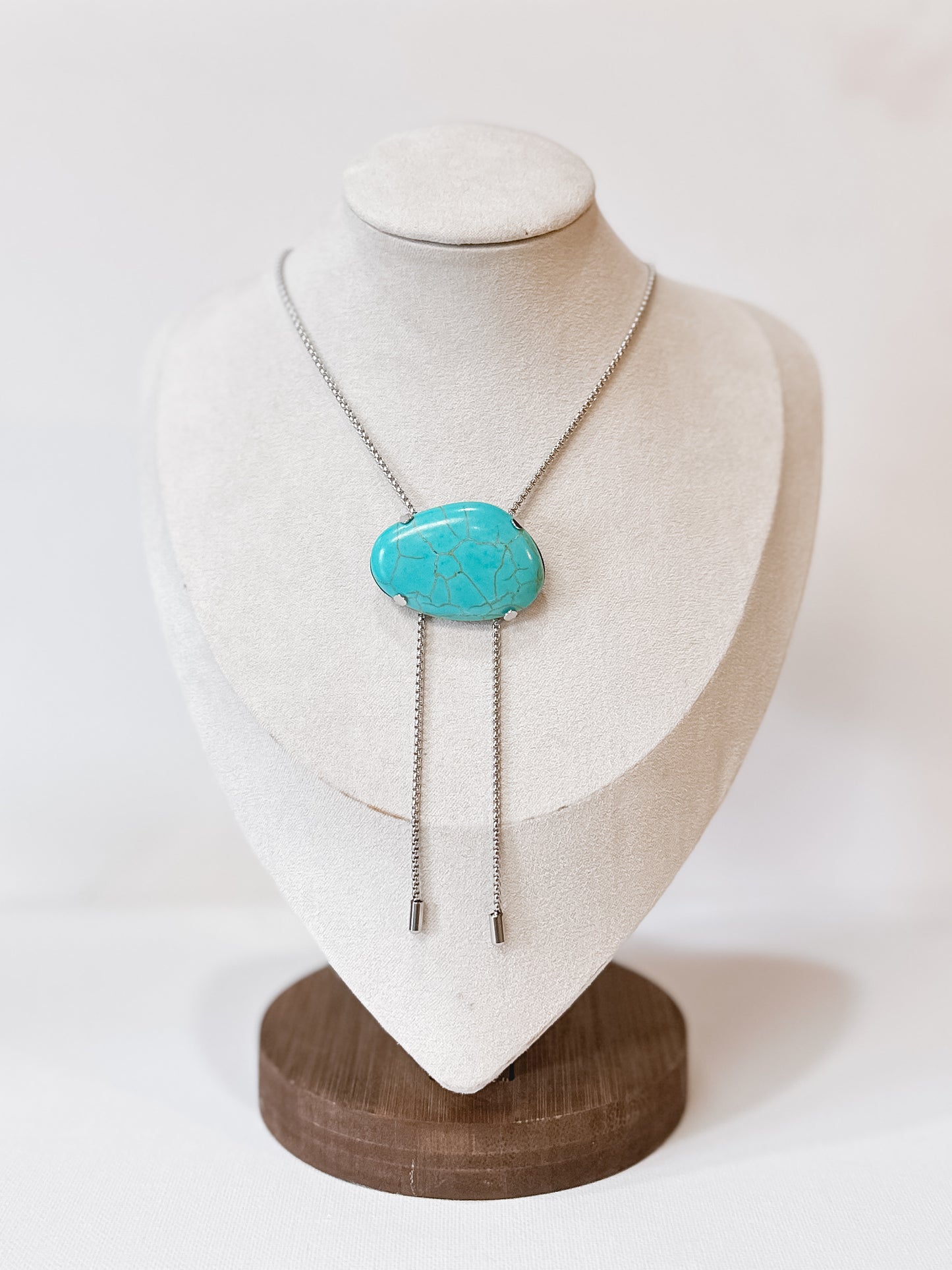 Turquoise Bolo Necklace
