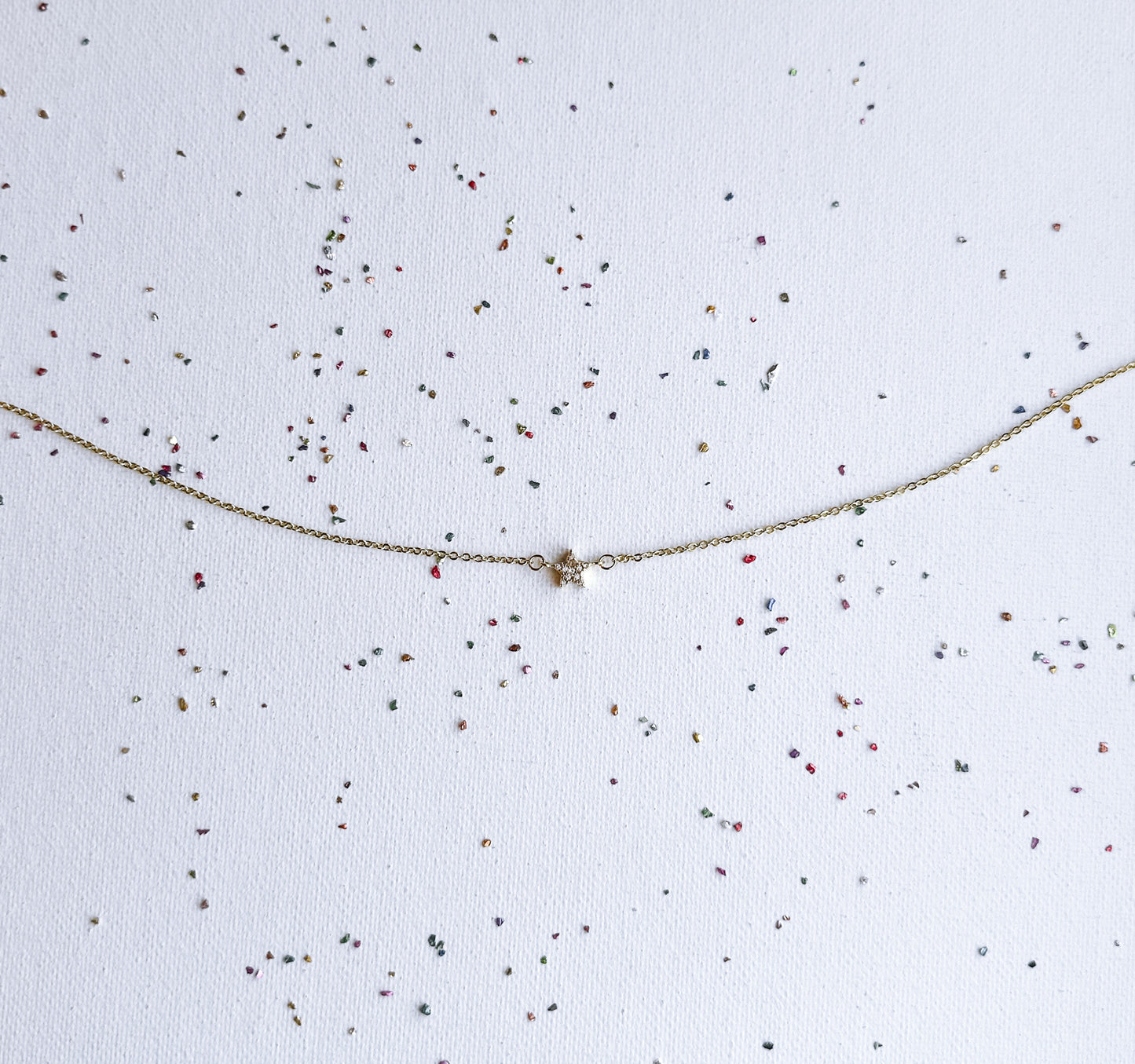 Star Charm Necklace Gold