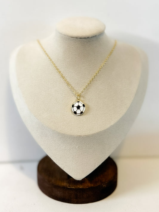 PREORDER* Golden Soccer Pendant
