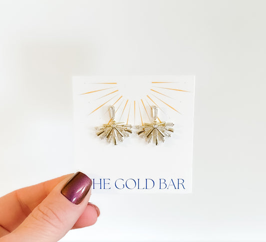 Pre-Order Glam Baguette Earrings