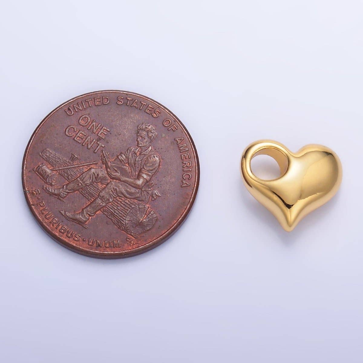 24K Gold Filled 10mm Heart